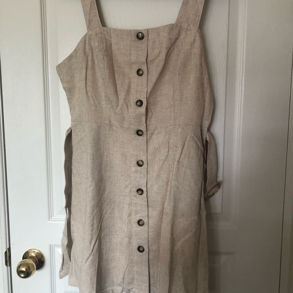 Button Down Mini Dress - Picture 2 of 2
